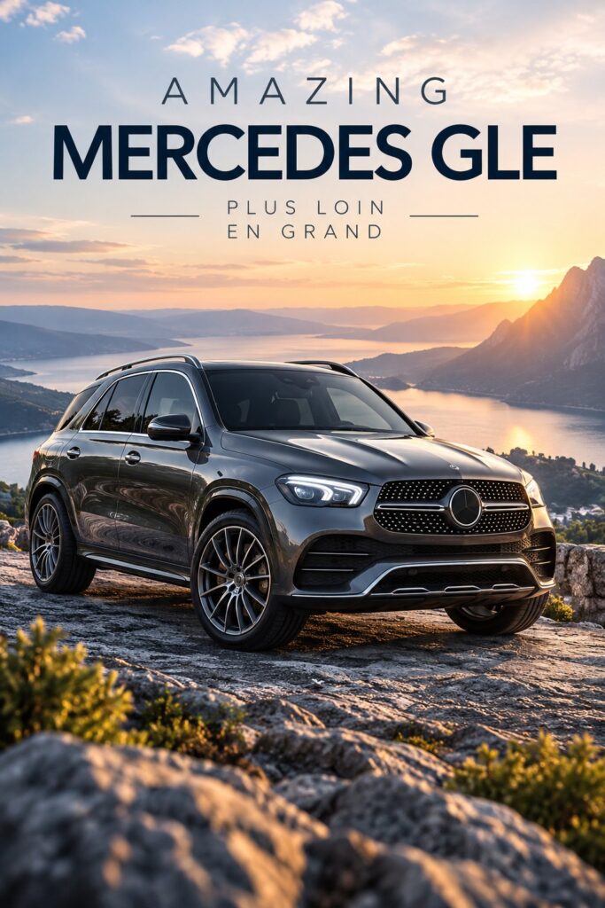 Mercedes GLE électrique, une voiture au design moderne et élégant