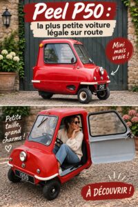 Peel P50, la plus petite voiture légalement sur route