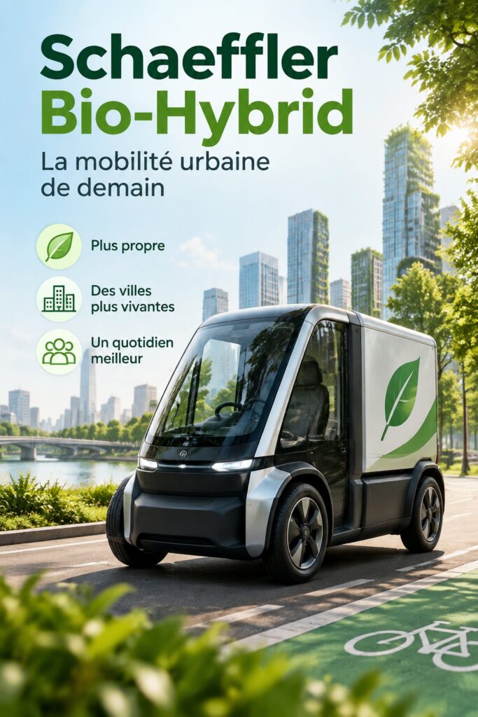 Schaeffler Bio-Hybrid, un moyen de transport urbain innovant.