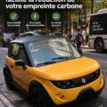 Image d'une voiture électrique Toyota symbolisant l'innovation et la durabilité.