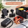 Vue d'ensemble d'équipements auto modernes, prêts à être commandés en ligne