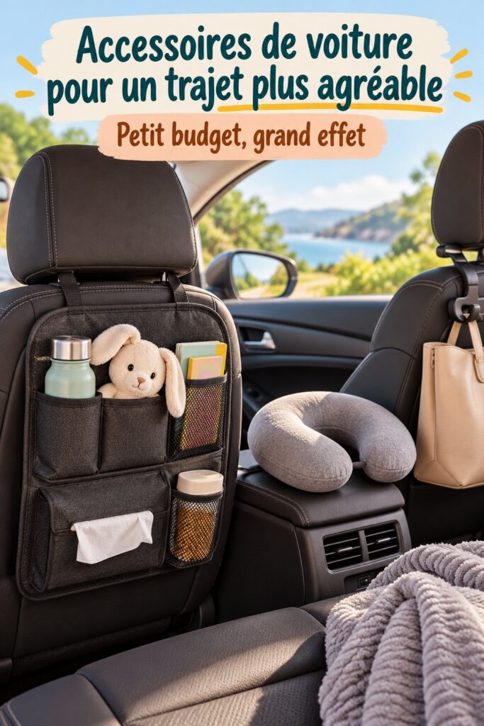 accessoires conforts dans une voiture électrique