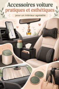 Accessoires esthétiques dans une voiture moderne