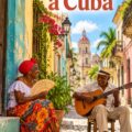 Une vue colorée de la Muchacha de Cuba lors d'une fête locale, avec des danses traditionnelles.