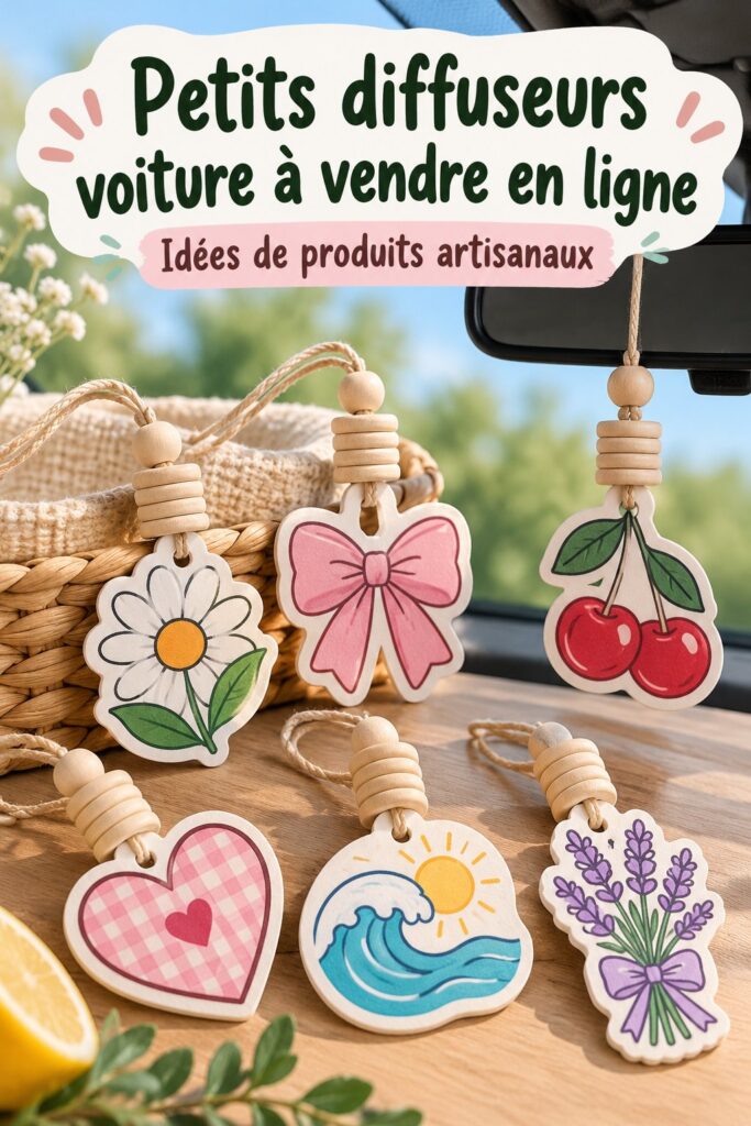 Image de différents diffuseurs de voiture esthétiques disponibles en ligne