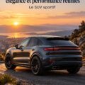 La Porsche Cayenne Coupe montrant son design élégant et sportif.