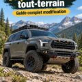 Christian et Sophie explorent un sentier tout terrain avec leur Toyota Sequoia 2025 adapté aux aventures.