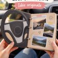 Femme souriante conduisant une voiture électrique, symbole de modernité et de praticité.